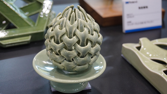 Samples created with the powder 3D printer