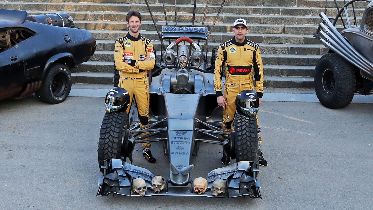 ロータスF1チーム「マッドマックス」仕様のF1マシン