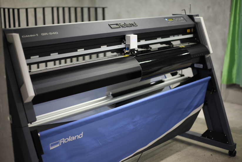 Patterns for apparel can now be cut digitally using a vinyl cutter.