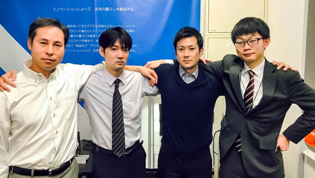One of the finalists representing the Asia-Pacific region, Tsubasa Utsumi (The second person from the left)