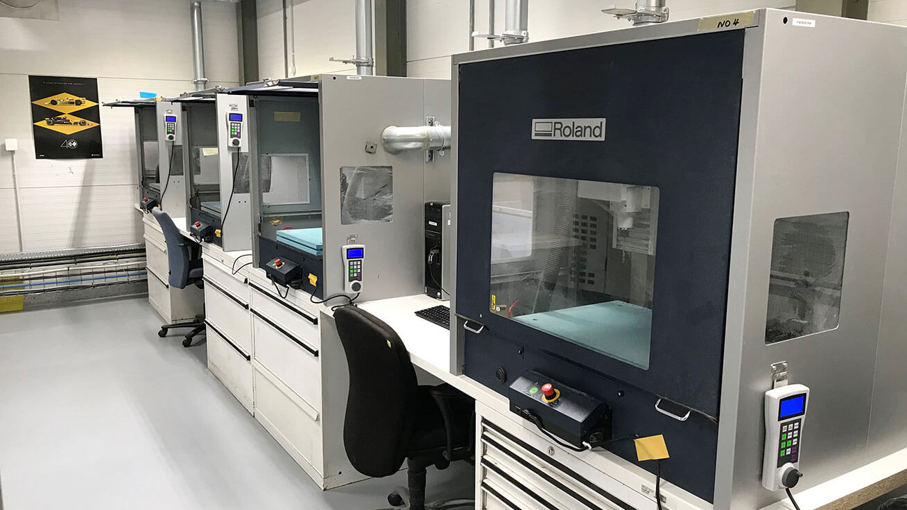 Four MDX-540 mills are installed at their Technical Centre.