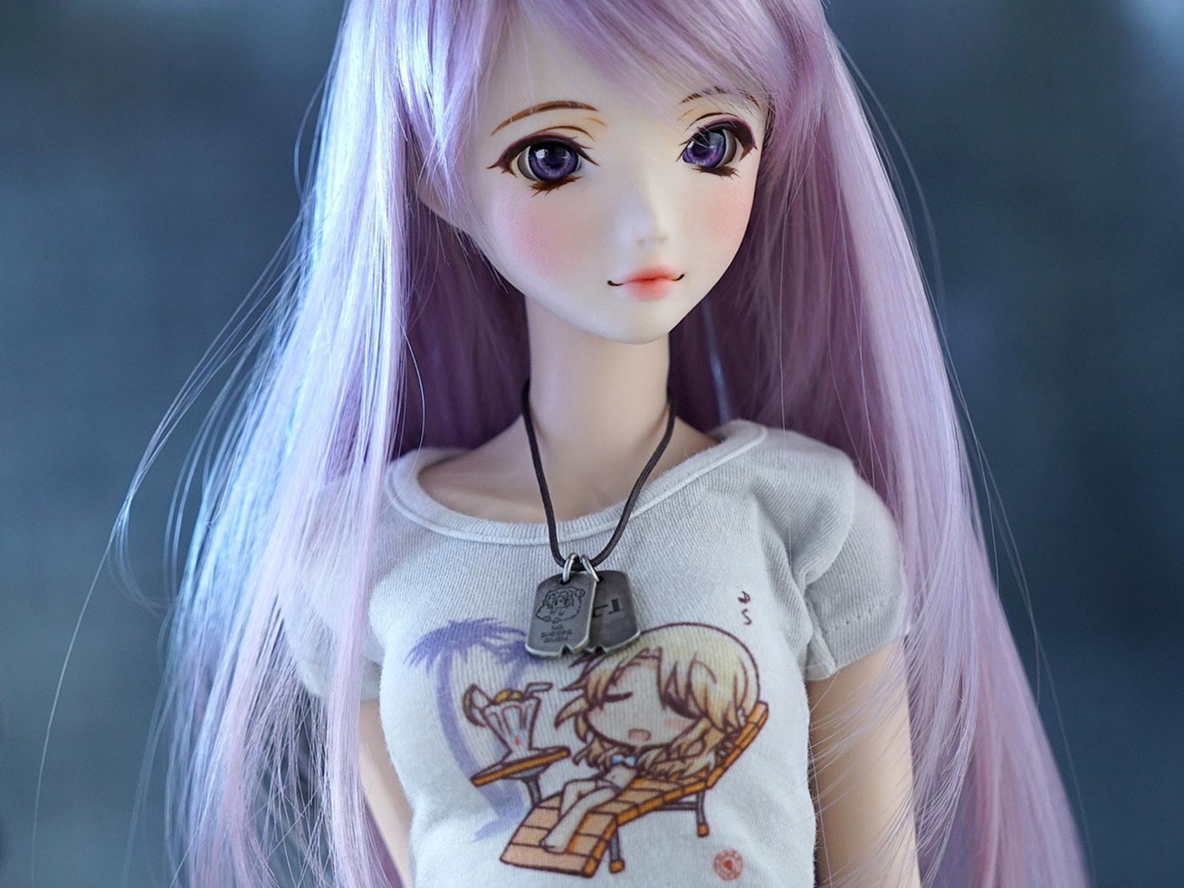 Doll t-shirt printed using Roland DG’s VersaUV LEF-20 printer