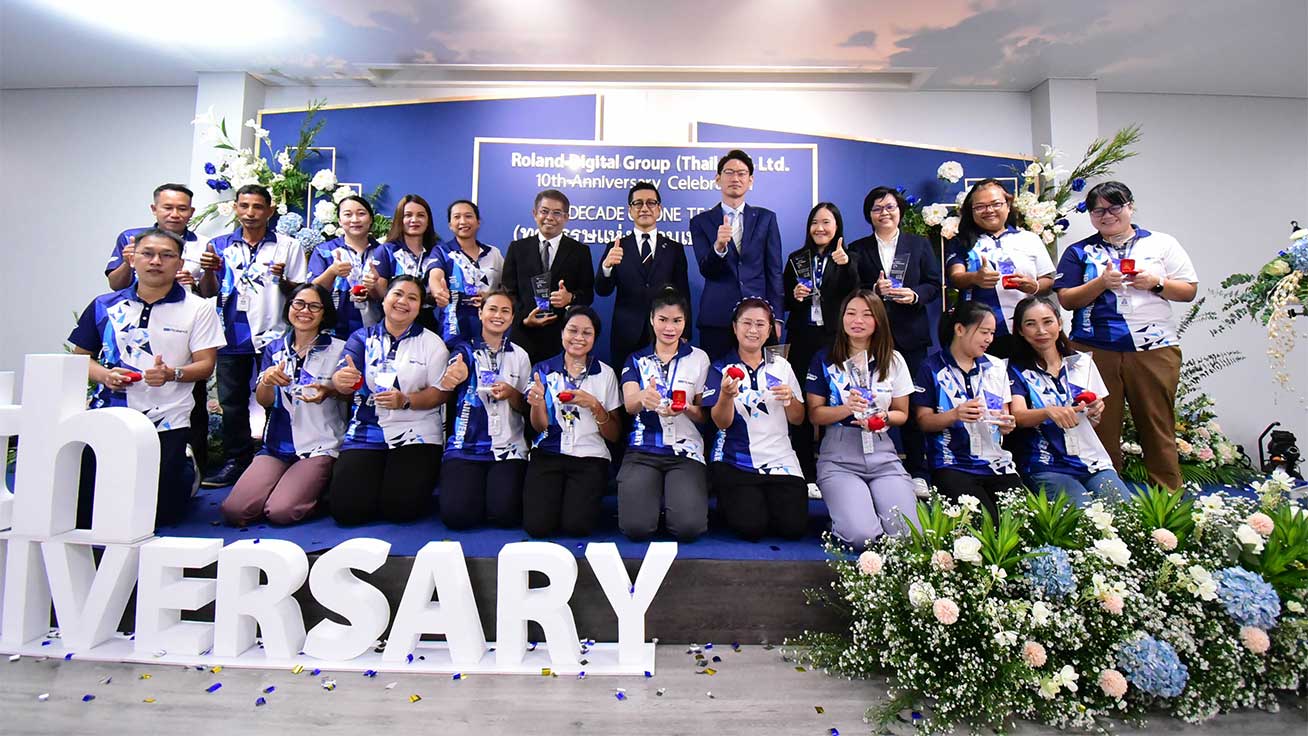 The ceremony for the tenth anniversary of Thailand Factory