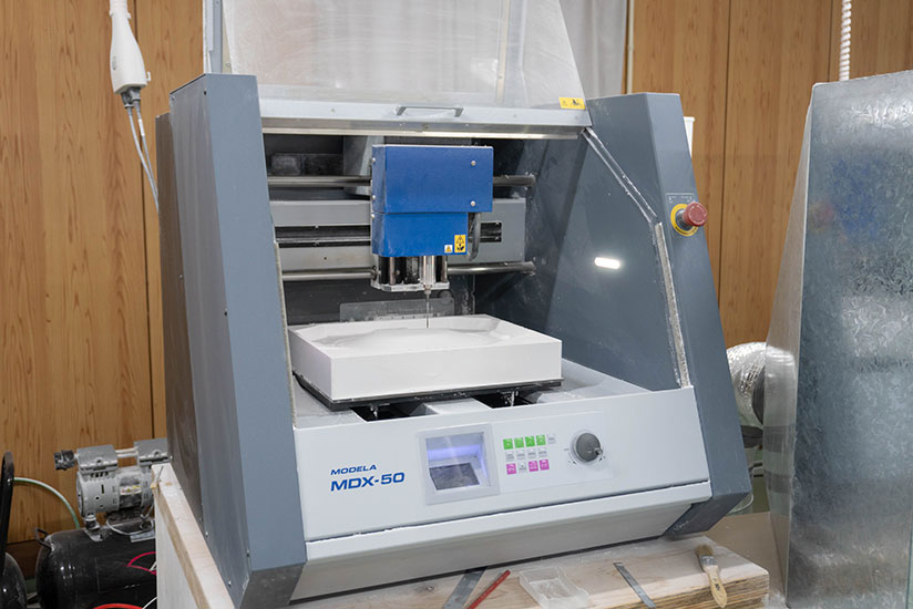 Four machines including the MDX-50 are operating at full capacity.