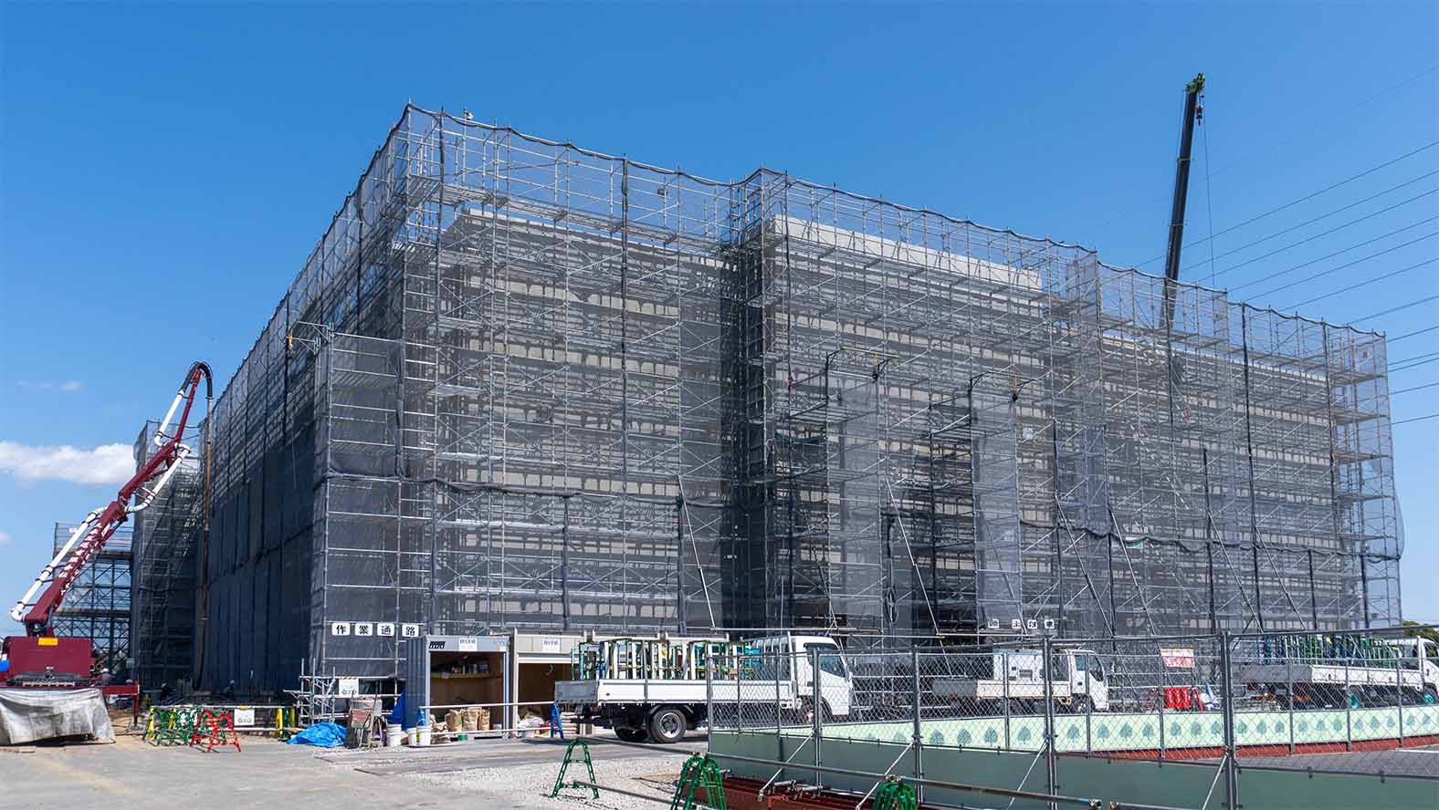 Roland DG's new headquarters building under construction