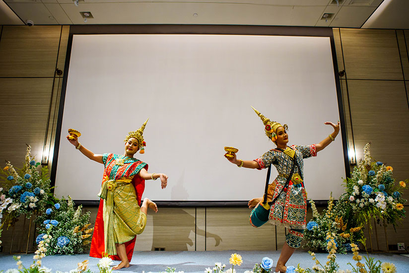 Traditional Thai dances were performed.