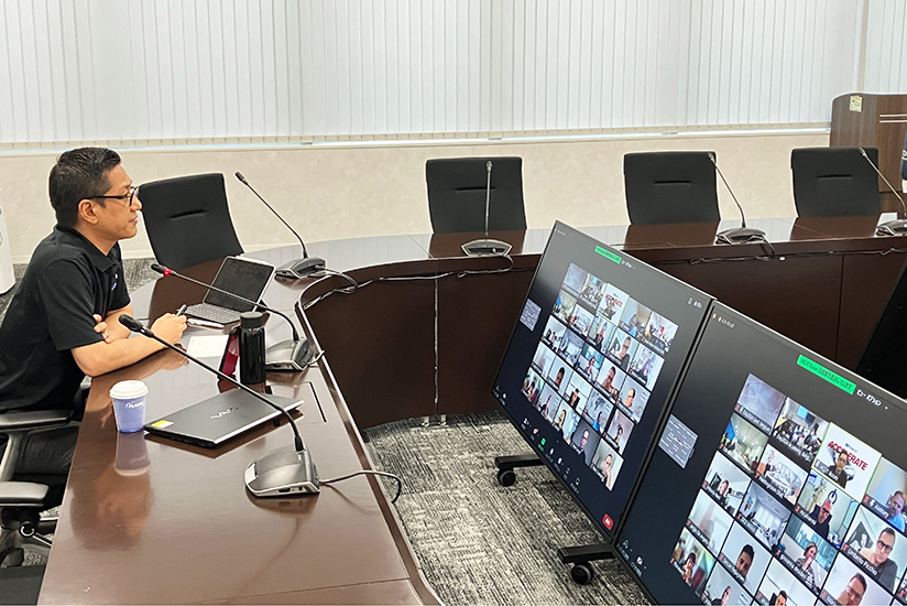 Tanabe participates remotely in The Day in Europe