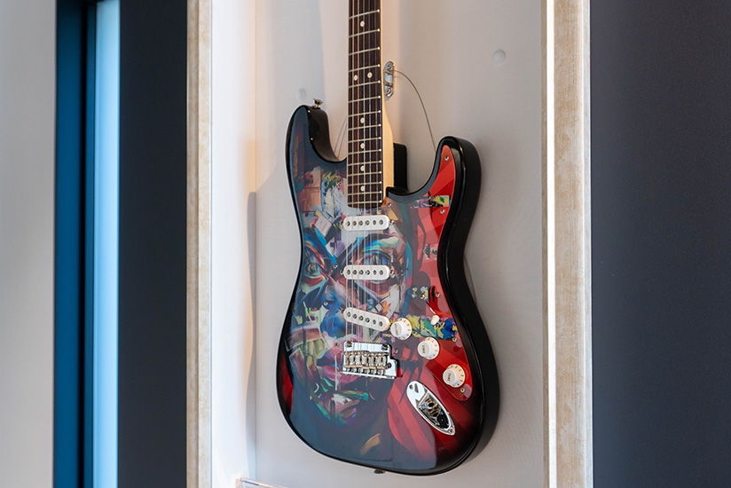 Customized guitar by ArtGuitar