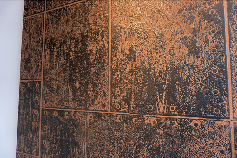 Reproduces the rough texture of rust