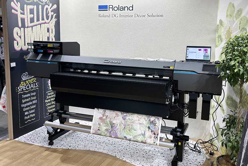 Roland DG Interior Décor Solution and DIMENSE Printing System Unveiled ...