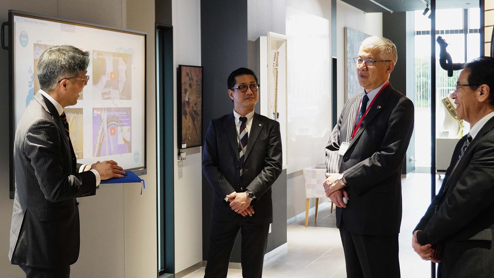 Ambassador from the Embassy of Japan in Lithuania Visits Roland DG Head Office
