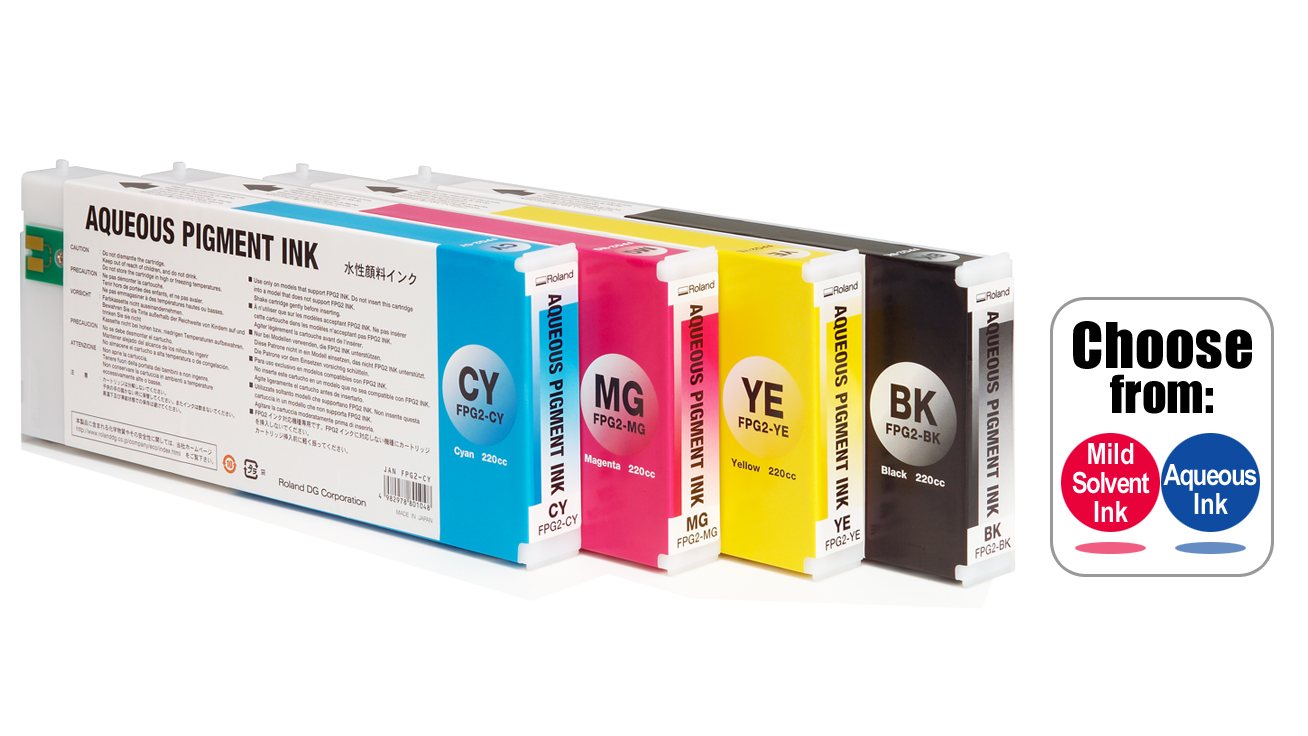 New Aqueous Ink for Roland Inkjet Printers | News Release | Roland DG