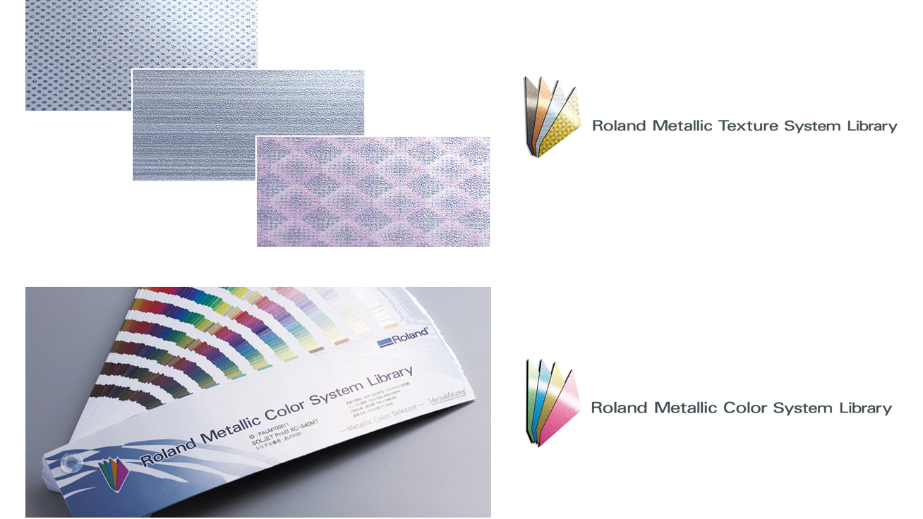 Roland Metallic Texture System Library (ローランド メタリック テクスチャ システム ライブラリー), Roland Metallic Color System Library (ローランド メタリック カラー システム ライブラリー)