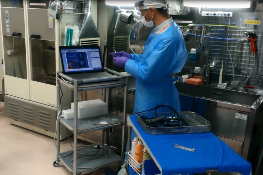 Prototype of the digital work support system tailored for medical instrument maintenance