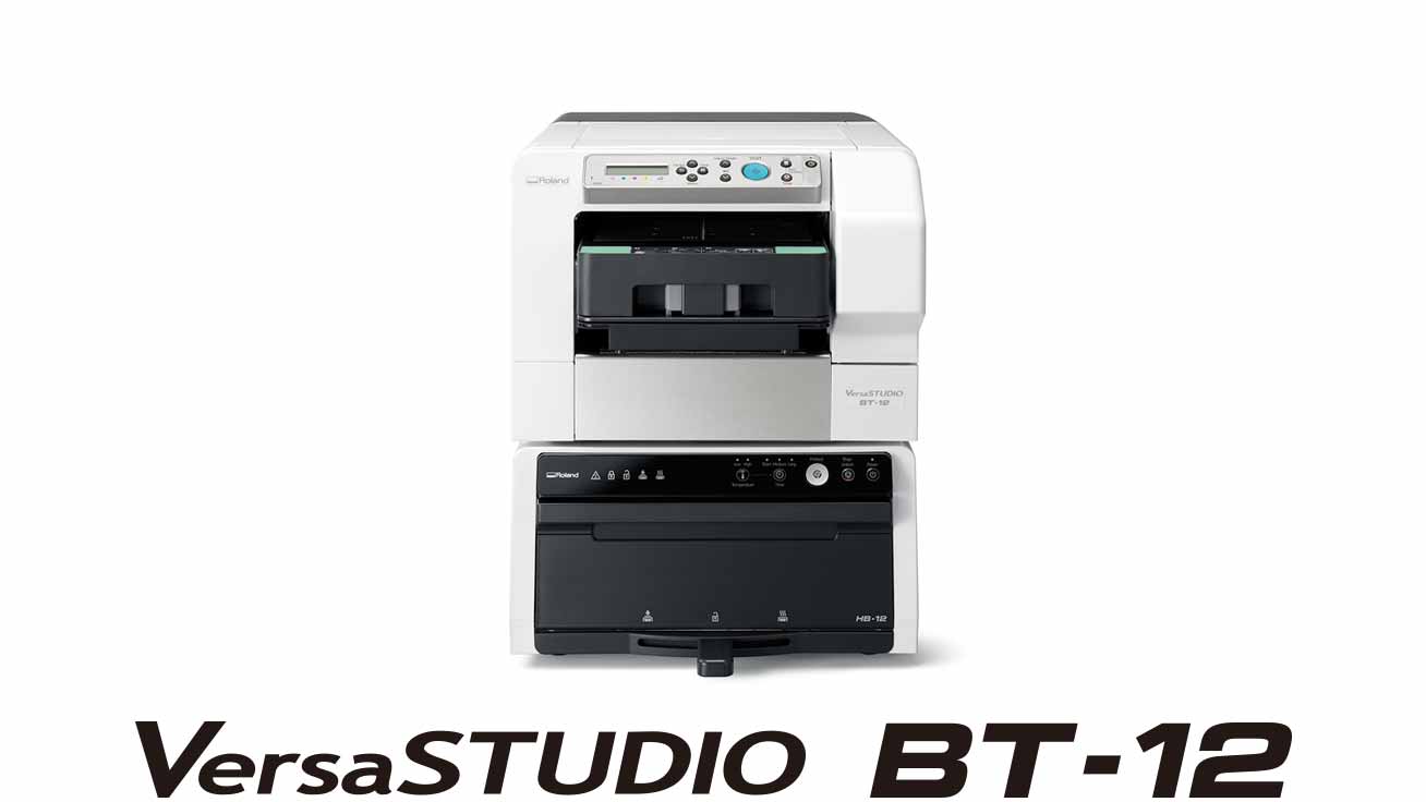 デスクトップサイズのガーメントインクジェットプリンター Versastudio Bt 12 登場 ニュースリリース ローランド ディー ジー