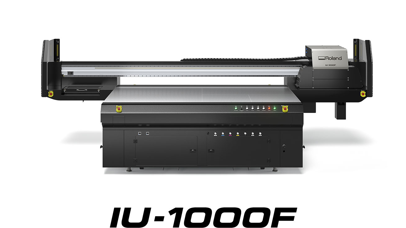 UV-LEDフラットベッドプリンター「IU-1000F」