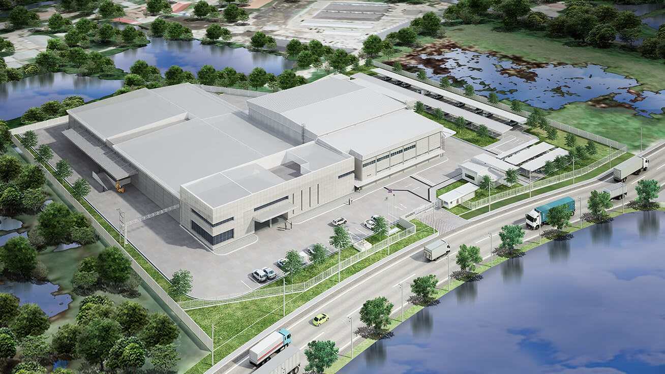 Expected completion image of Thai factory expansion