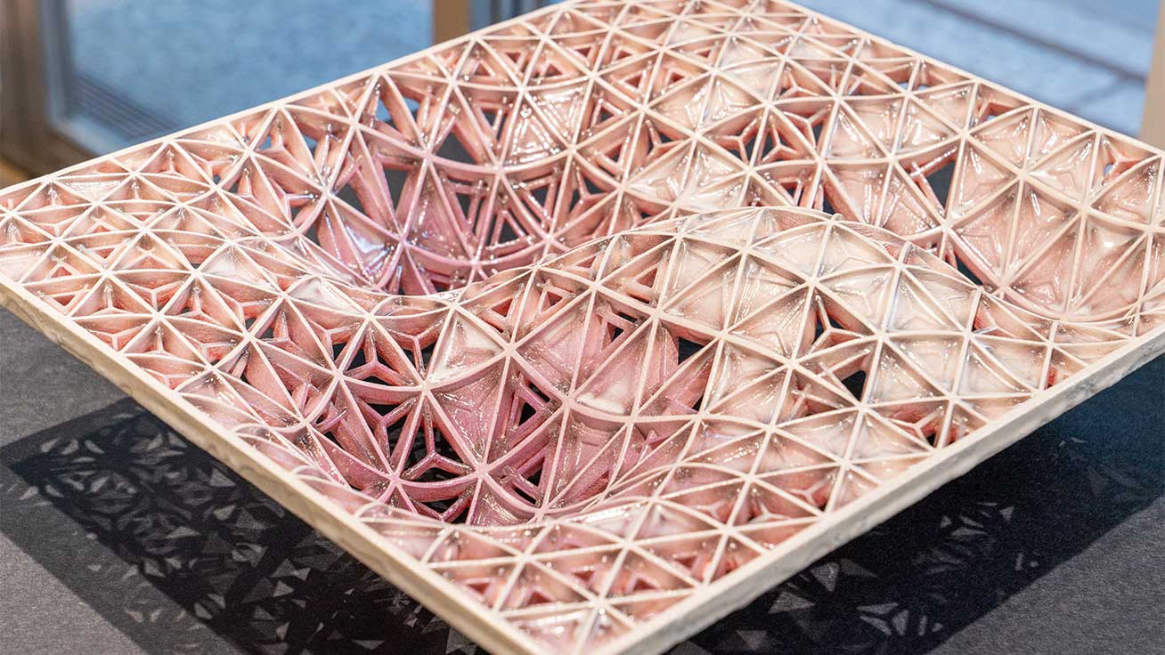 バインダージェット方式3Dプリンターを用いたアート作品
