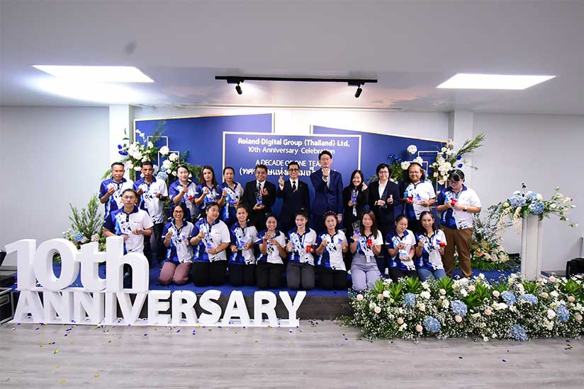 タイ工場の10周年記念式典