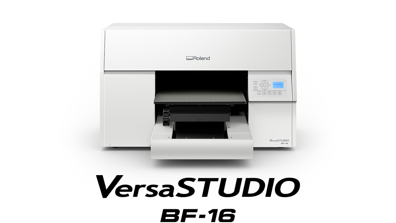 Roland DG Launches VersaSTUDIO BF-16 UV Flatbed Printer Built for ...